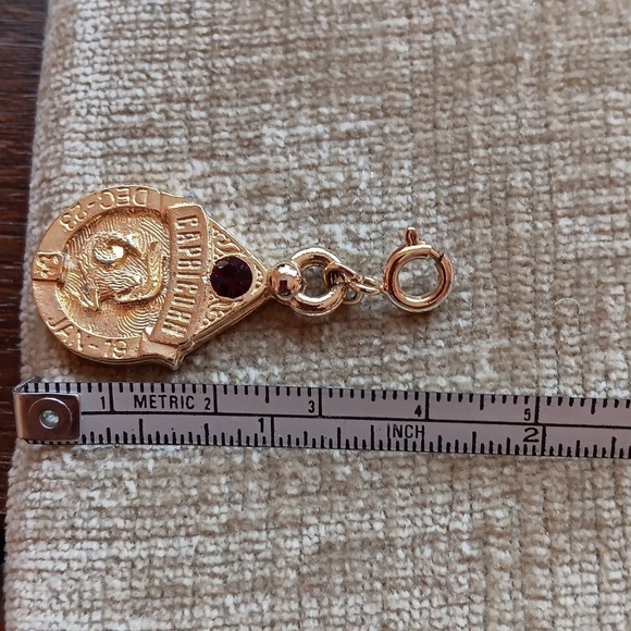 Gold Tone Capricorn Charm - Picture 4 of 5